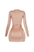 Maelle Long Sleeve Glitter Dress